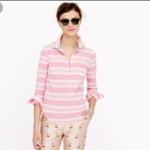 NWT J.Crew Pink Pullover Top.